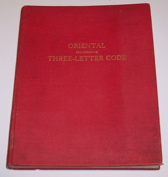Oriental Three-Letter Code