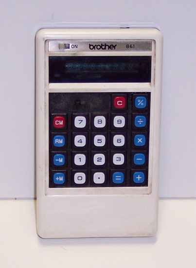 Brother Pocket Calculator Model 861